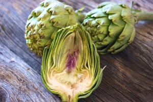 Fresh artichokes